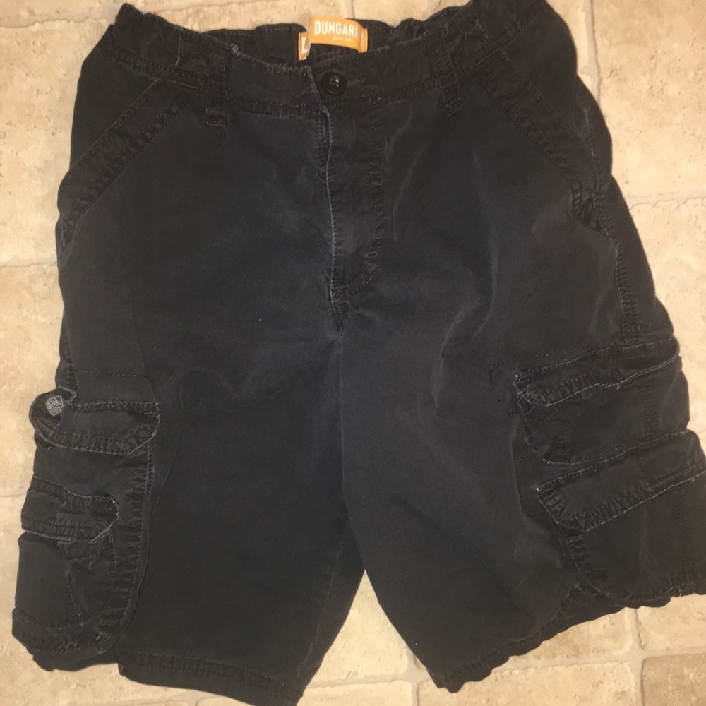 Black Lee Dungarees, 14 Husky.